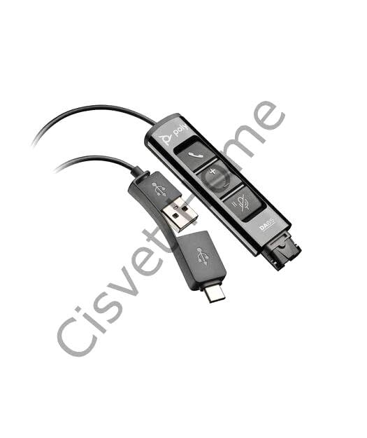 Poly DA85 USB to QD Adaptör – USB-C/USB-A Bağlantı, TAA Uyumlu, 2 Yıl Garanti