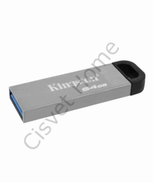 Kingston DataTraveler Kyson 64GB USB 3.2 Gen 1 Flash Bellek, Metal Gövde, 200MB/s Okuma Hızı