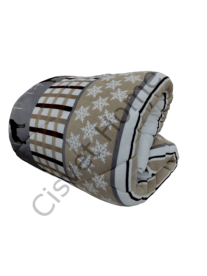 Merinos Yorgan Comforter Set 160X240 Dear Bej