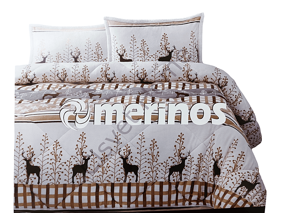 Merinos Yorgan Comforter Set 160X240 Dear Bej