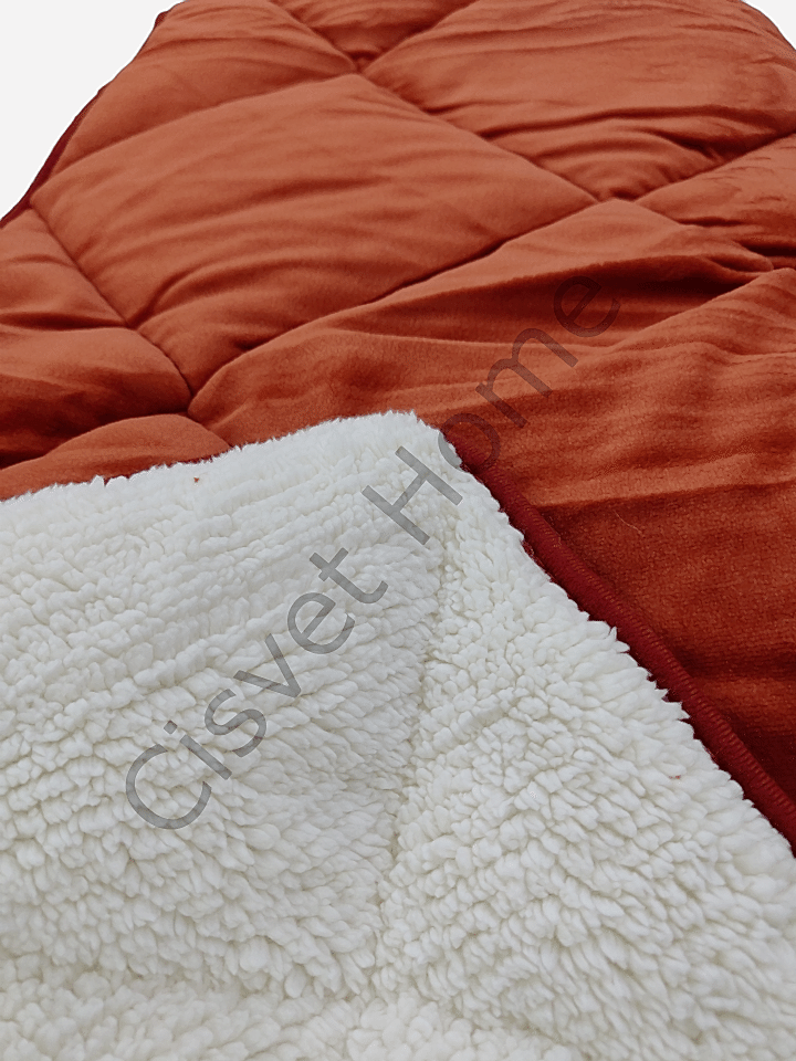 Merinos Yorgan Comforter Set 220X240 Düz Kremit