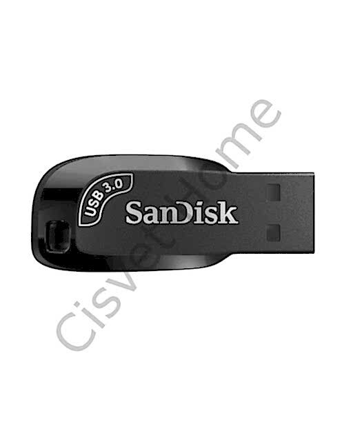 SanDisk Ultra Shift 64GB USB 3.2 Flash Bellek, Kompakt Tasarım, Yüksek Hızlı Depolama