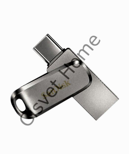 SanDisk Ultra Dual Drive Luxe 128GB USB 3.1 Type-C & Type-A, Metal Gövde