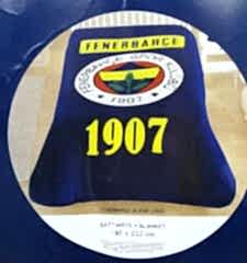 Taç Fenerbahçe Klasik Logo  Lisanslı battaniye 160x220