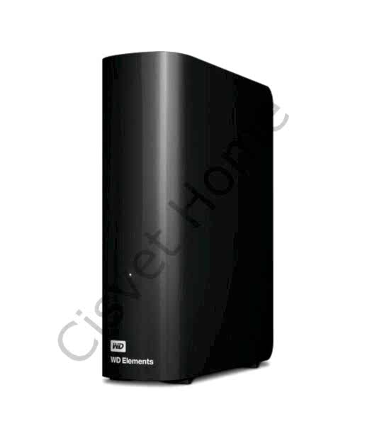 WD Elements Desktop 8TB – 3.5'' Harici HDD, USB 3.0, Siyah