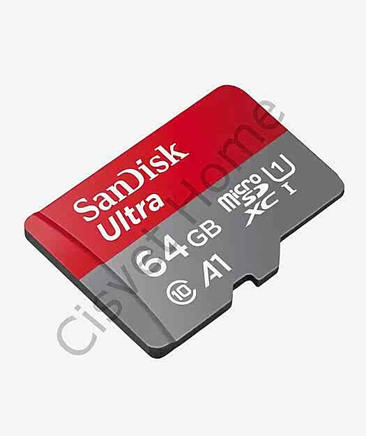 SanDisk Ultra 64GB microSD UHS-I, 120MB/s, Class 10, Full HD Video