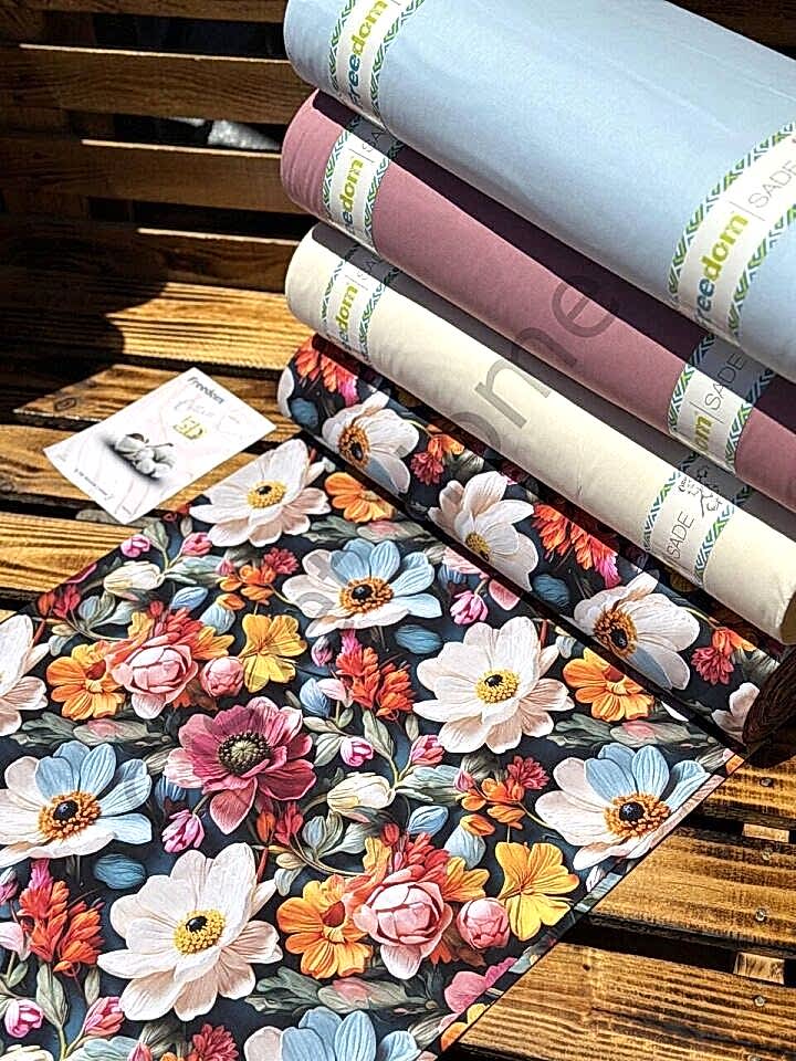 5D Dijital Poplin Kumaş  – 240 cm  %100 Pamuk  130 GSM