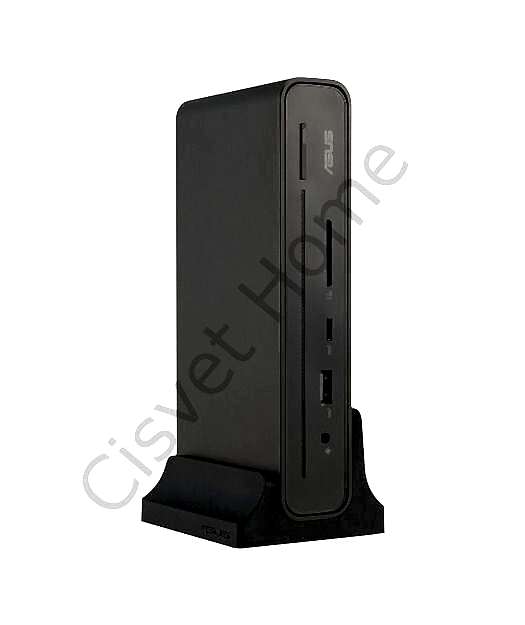ASUS DC300 USB-C Dock – 3 Ekran Desteği, 90W Güç Dağıtımı, HDMI 2.0, DisplayPort 1.4, Ethernet LAN, SD Kart Okuyucu
