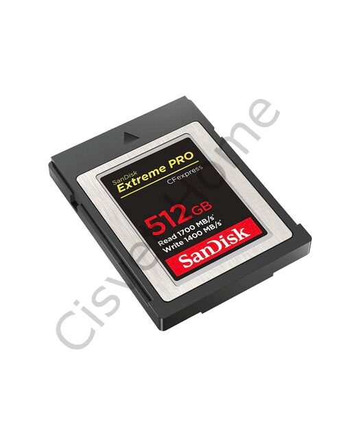 SanDisk ExtremePRO CFexpress Type-B 512GB – 1700MB/s Okuma, 1400MB/s Yazma, Profesyonel Performans, Dayanıklı Tasarım, 2 Yıl Garanti